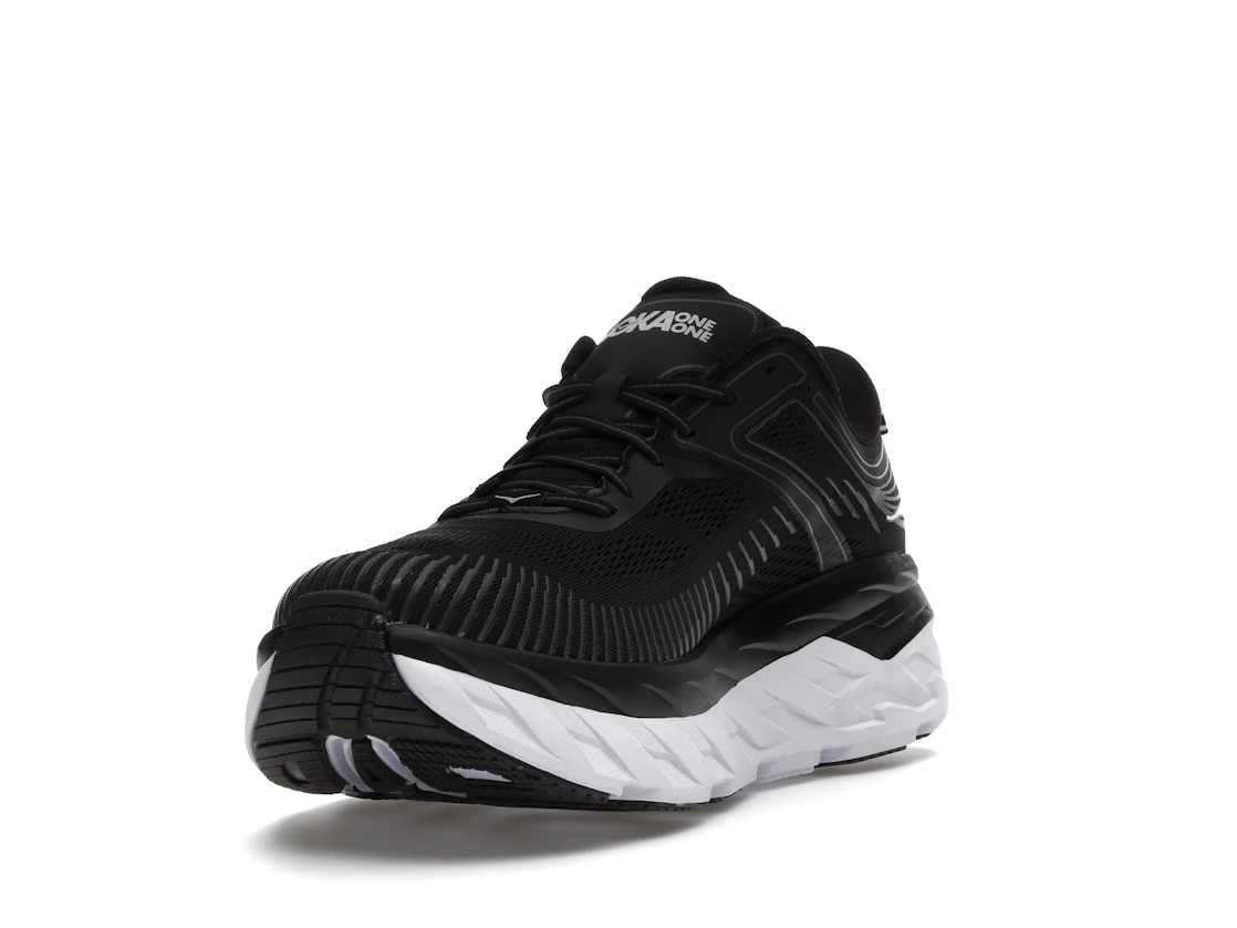 Hoka One One Bondi 7 Black White