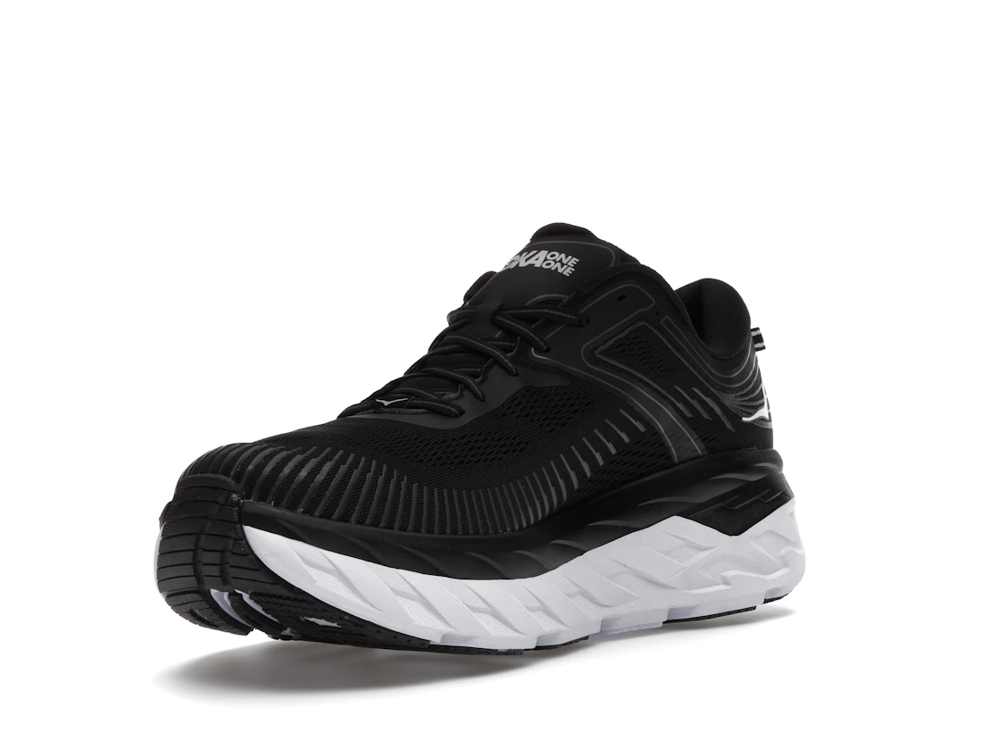 Hoka One One Bondi 7 Black White