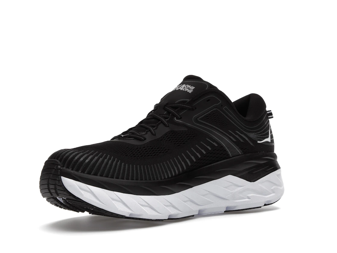 Hoka One One Bondi 7 Black White