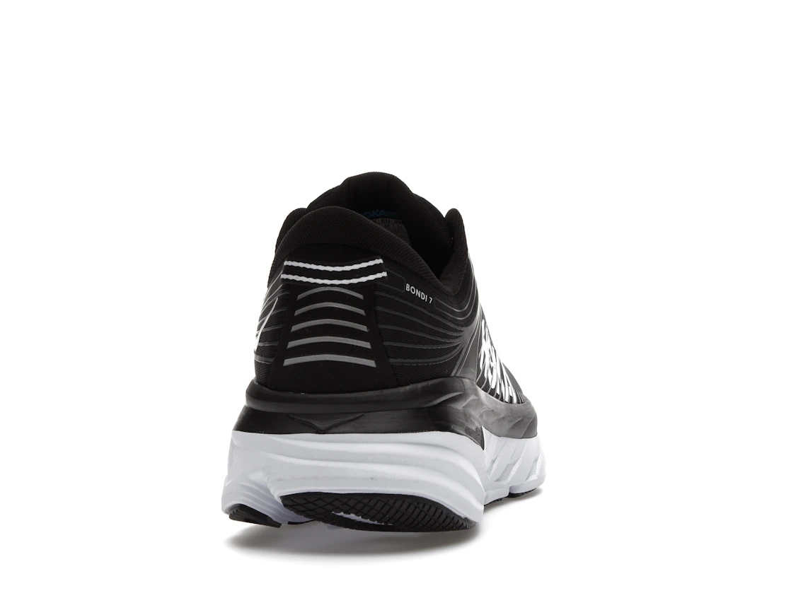 Hoka One One Bondi 7 Black White