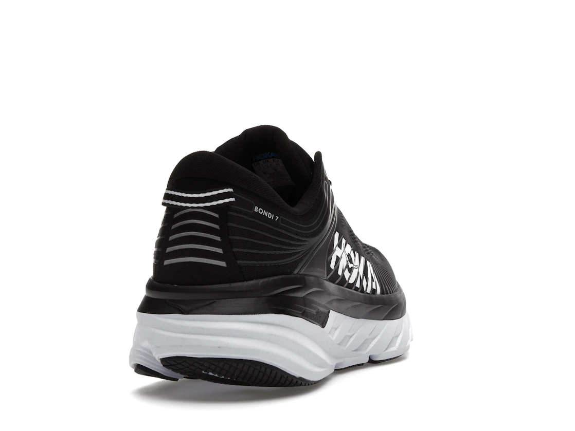 Hoka One One Bondi 7 Black White