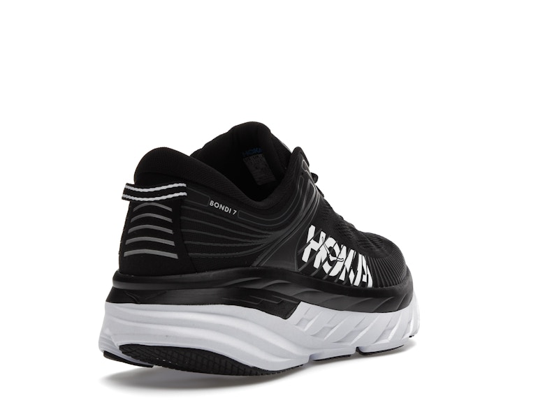 Hoka One One Bondi 7 Black White