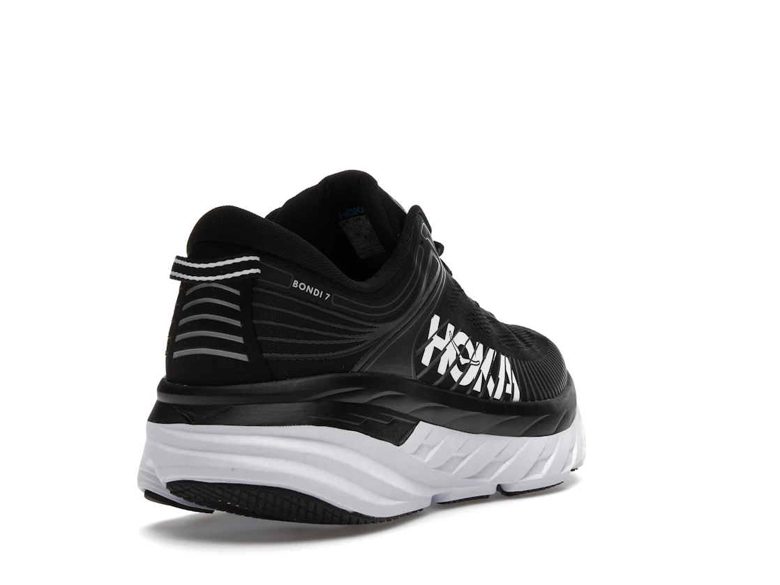 Hoka One One Bondi 7 Black White