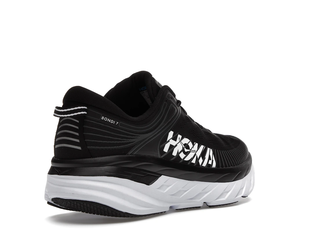 Hoka One One Bondi 7 Black White