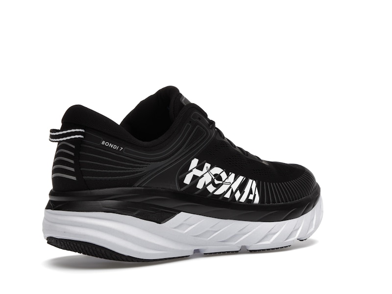 Hoka One One Bondi 7 Black White