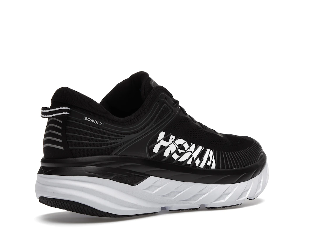 Hoka One One Bondi 7 Black White