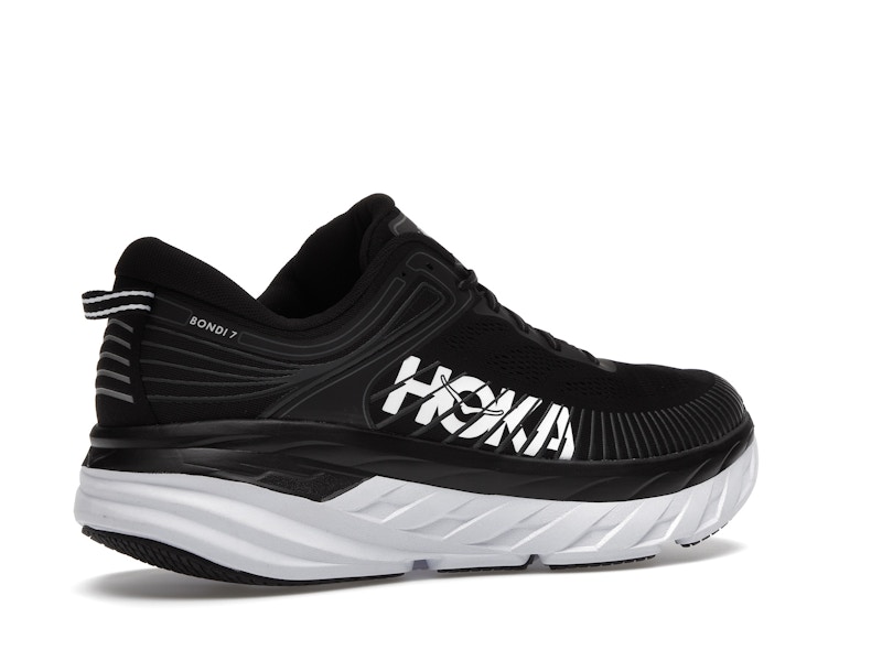 Hoka One One Bondi 7 Black White