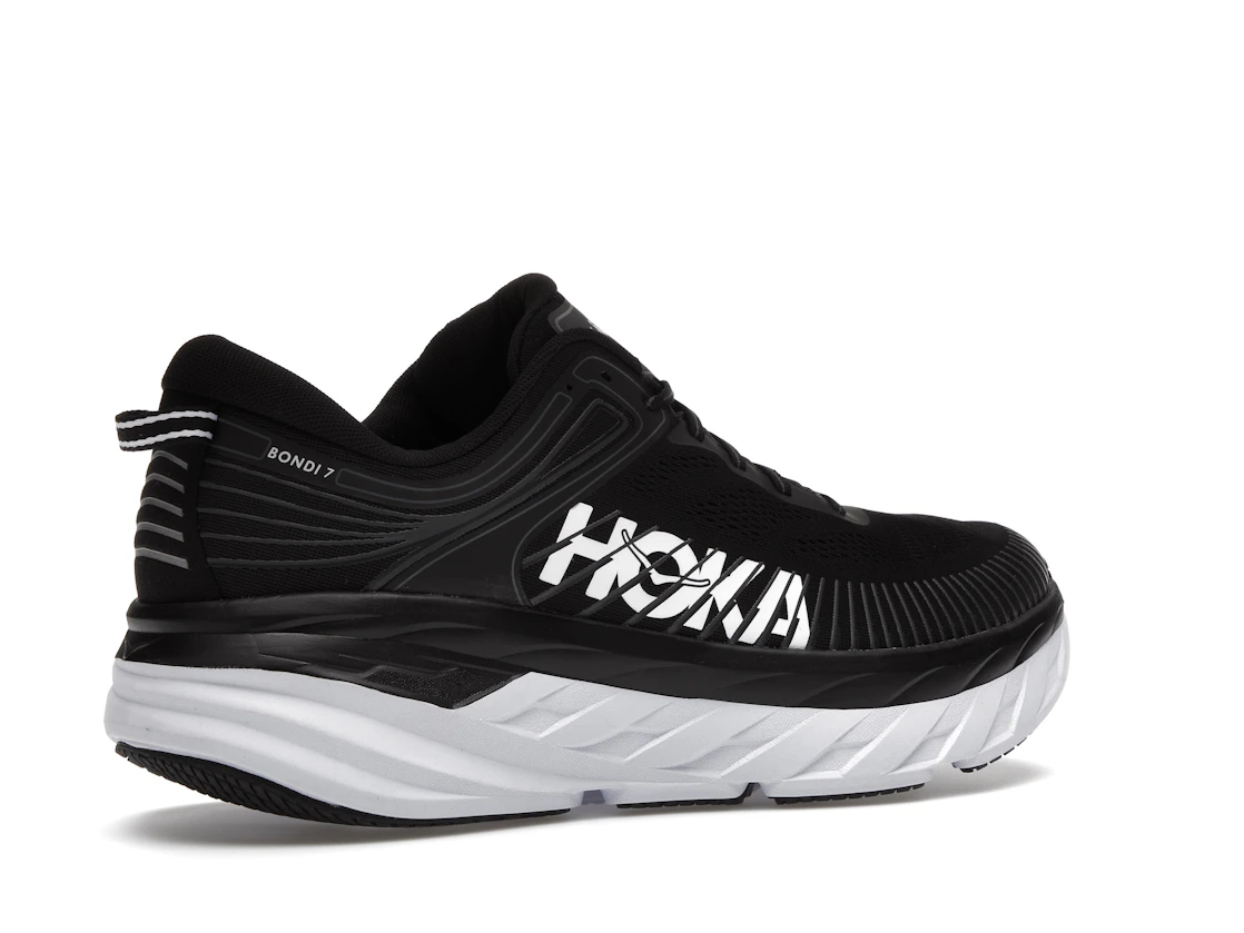 Hoka One One Bondi 7 Black White