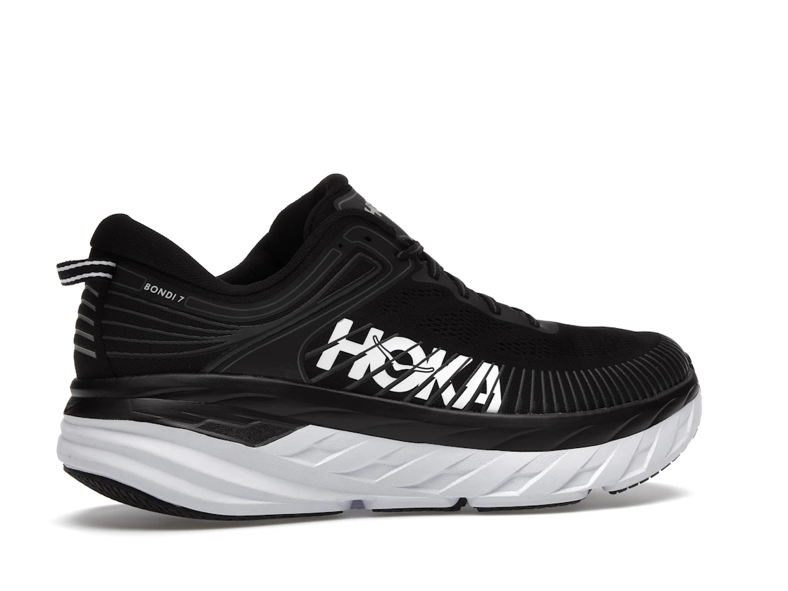 Hoka One One Bondi 7 Black White