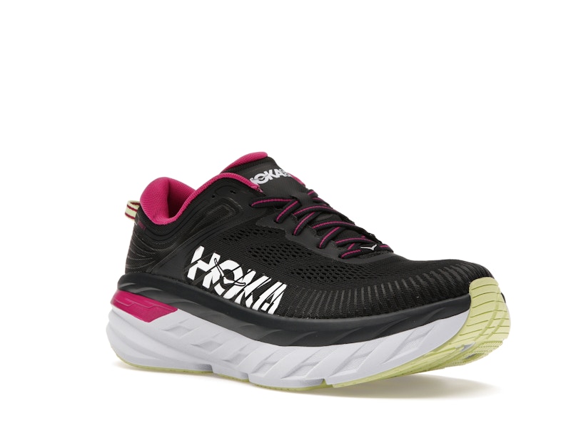 Hoka One One Bondi 7 Blue Graphite Festival Fuchsia (Women's)
