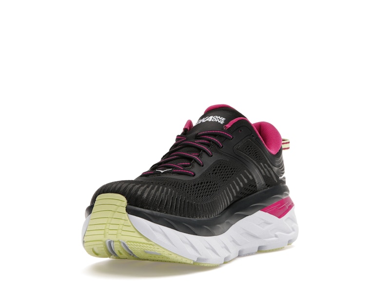 Hoka One One Bondi 7 Blue Graphite Festival Fuchsia (Women's)