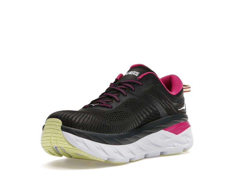 Hoka One One Bondi 7 Blue Graphite Festival Fuchsia (Women's)