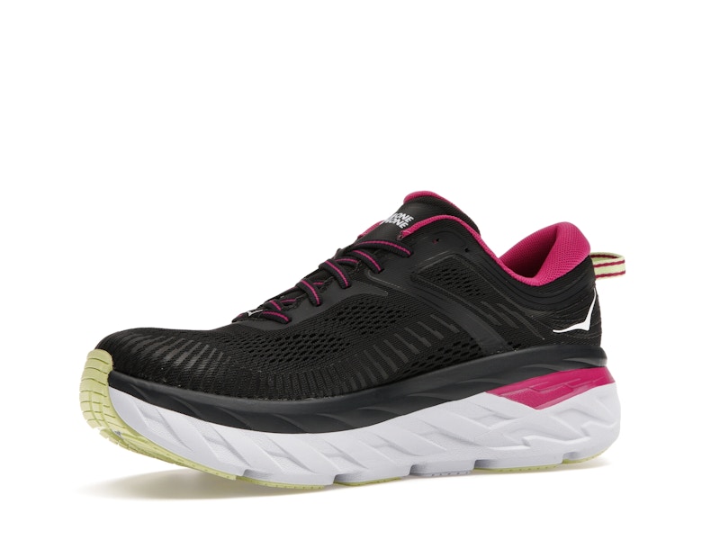 Hoka One One Bondi 7 Blue Graphite Festival Fuchsia (Women's)