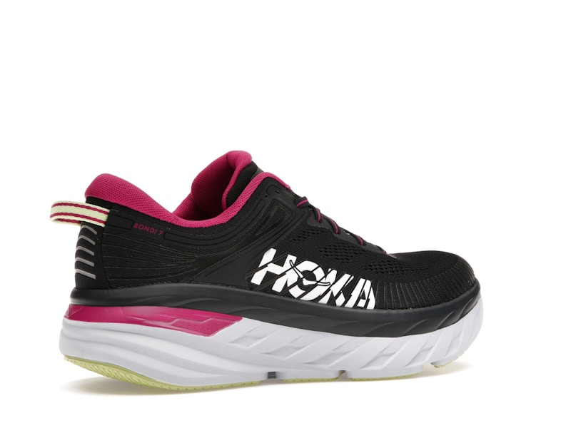 Hoka One One Bondi 7 Blue Graphite Festival Fuchsia (Women's)