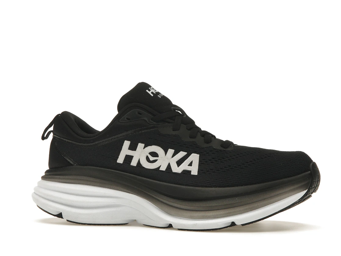 Hoka One One Bondi 8 Black White (Women's)