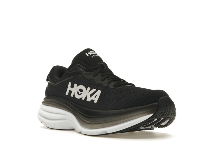 Hoka One One Bondi 8 Black White (Women's)