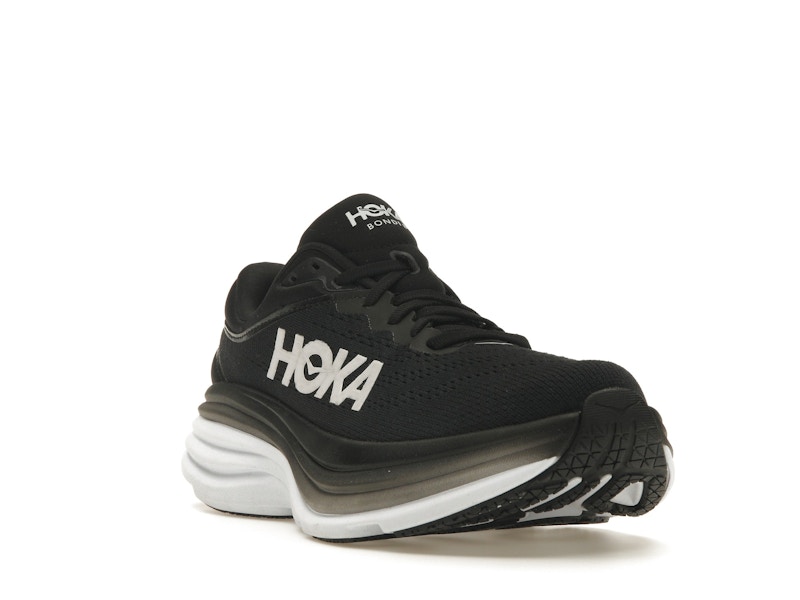 Hoka One One Bondi 8 Black White (Women's)