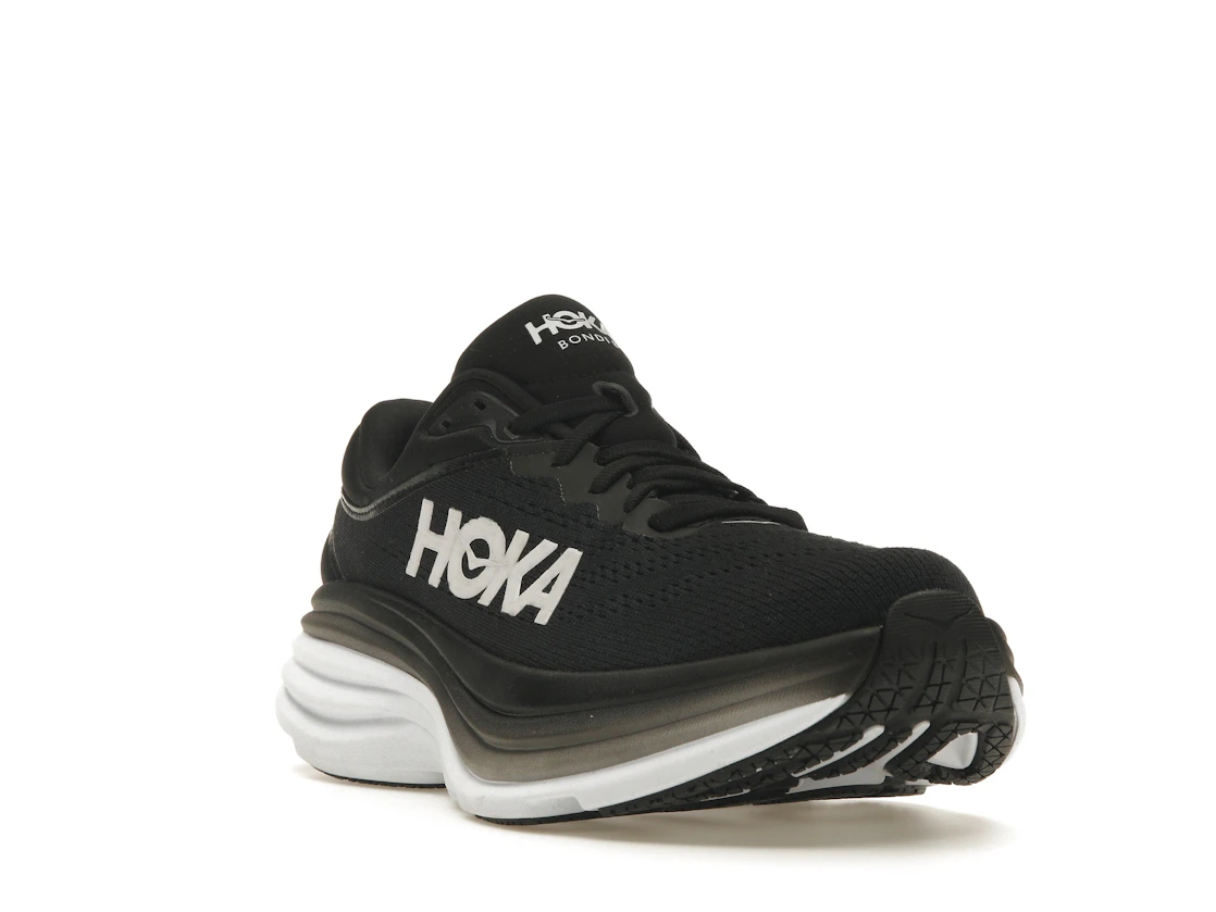 Hoka One One Bondi 8 Black White (Women's)