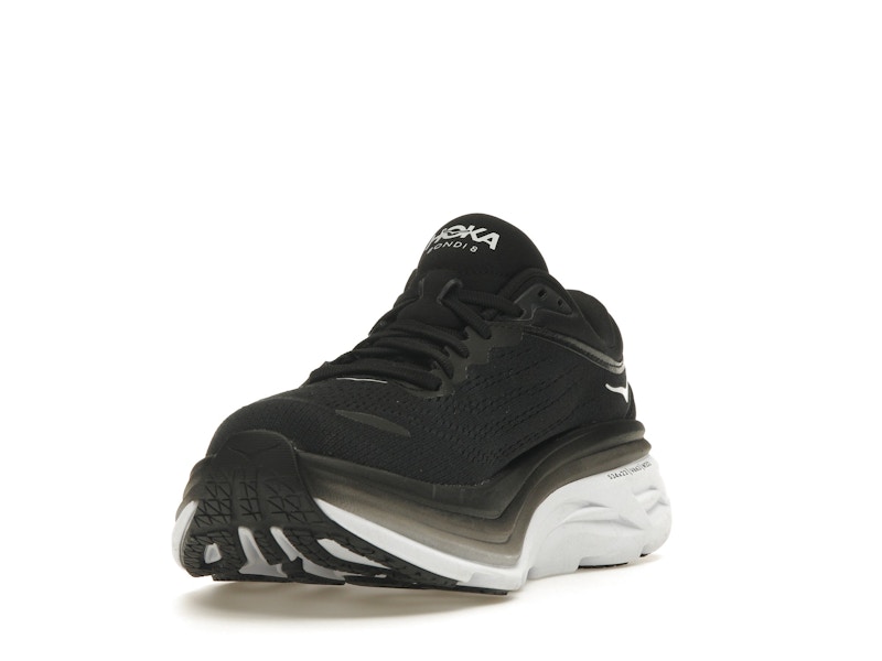 Hoka One One Bondi 8 Black White (Women's)
