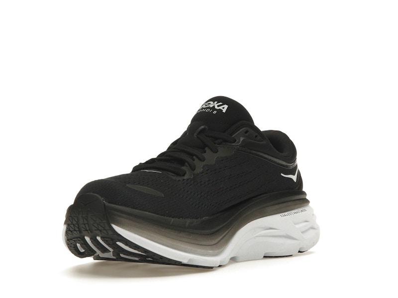 Hoka One One Bondi 8 Black White (Women's)