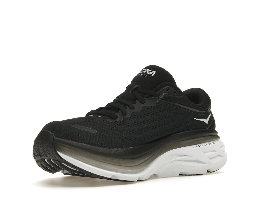 Hoka One One Bondi 8 Black White (Women's)