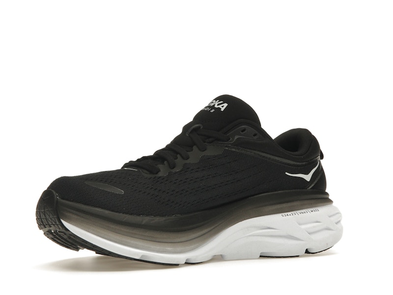 Hoka One One Bondi 8 Black White (Women's)