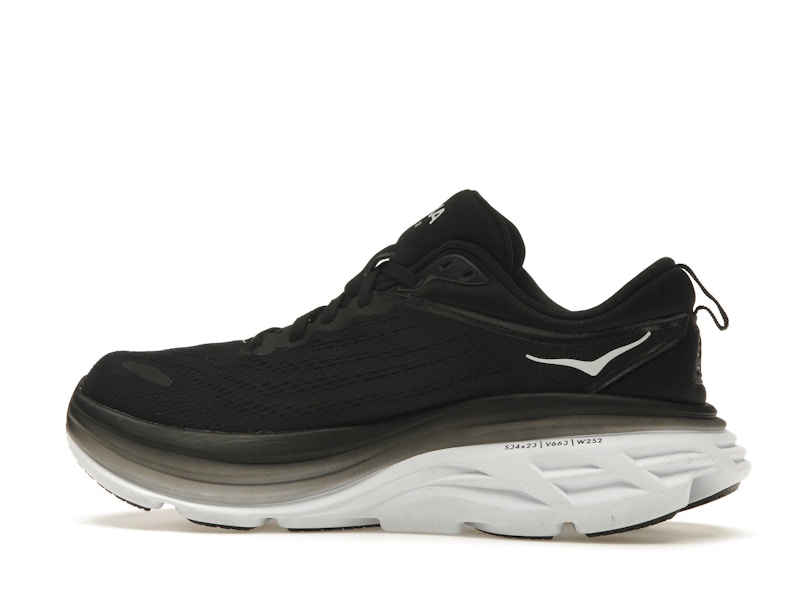 Hoka One One Bondi 8 Black White (Women's)