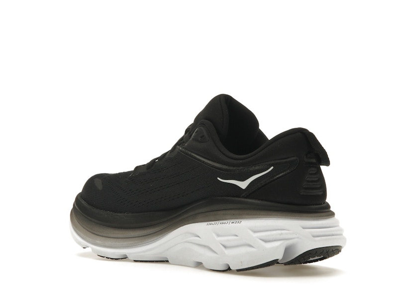 Hoka One One Bondi 8 Black White (Women's)