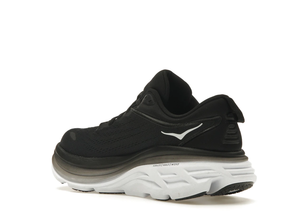 Hoka One One Bondi 8 Black White (Women's)