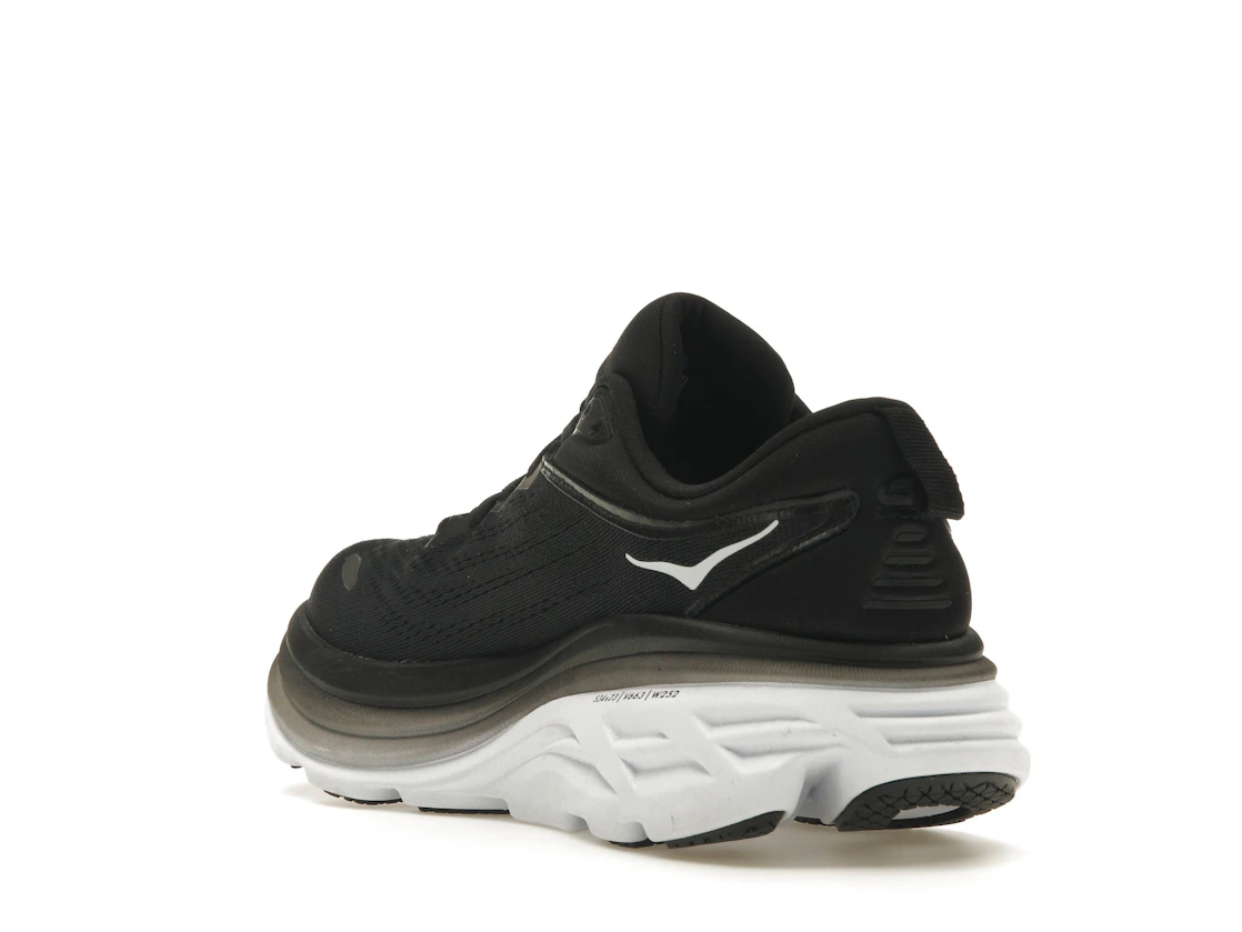 Hoka One One Bondi 8 Black White (Women's)