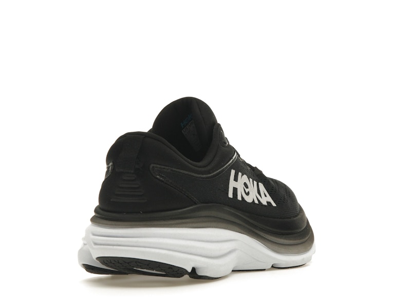 Hoka One One Bondi 8 Black White (Women's)