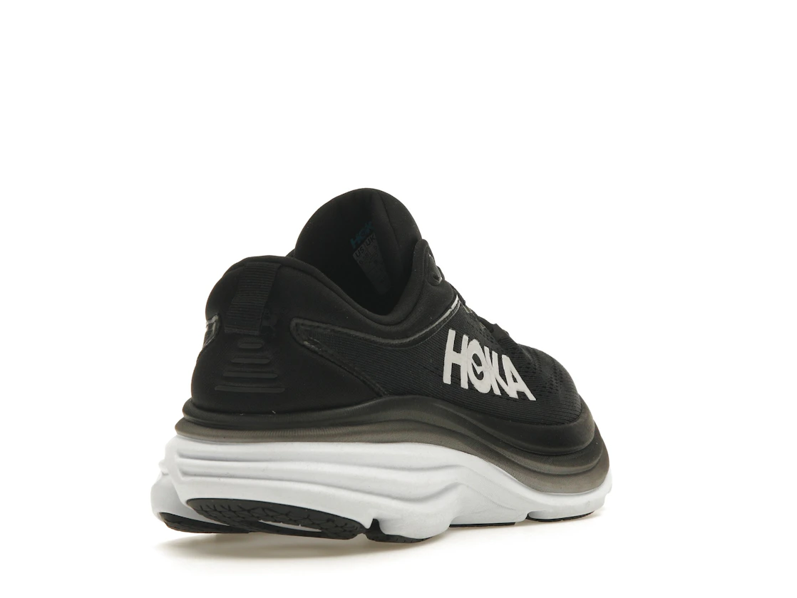 Hoka One One Bondi 8 Black White (Women's)
