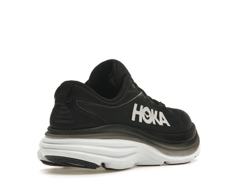 Hoka One One Bondi 8 Black White (Women's)