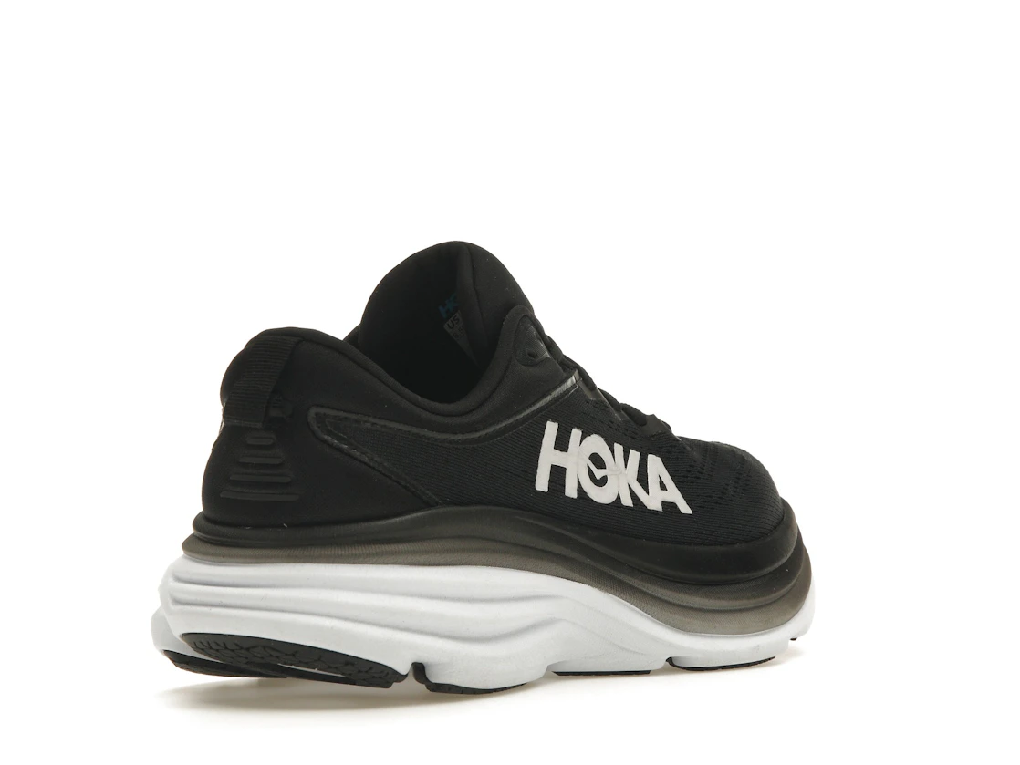 Hoka One One Bondi 8 Black White (Women's)