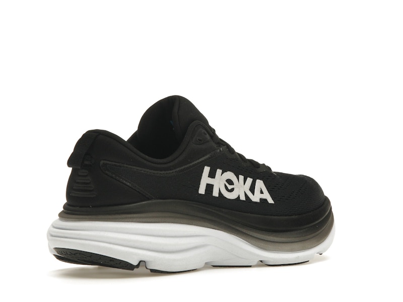 Hoka One One Bondi 8 Black White (Women's)