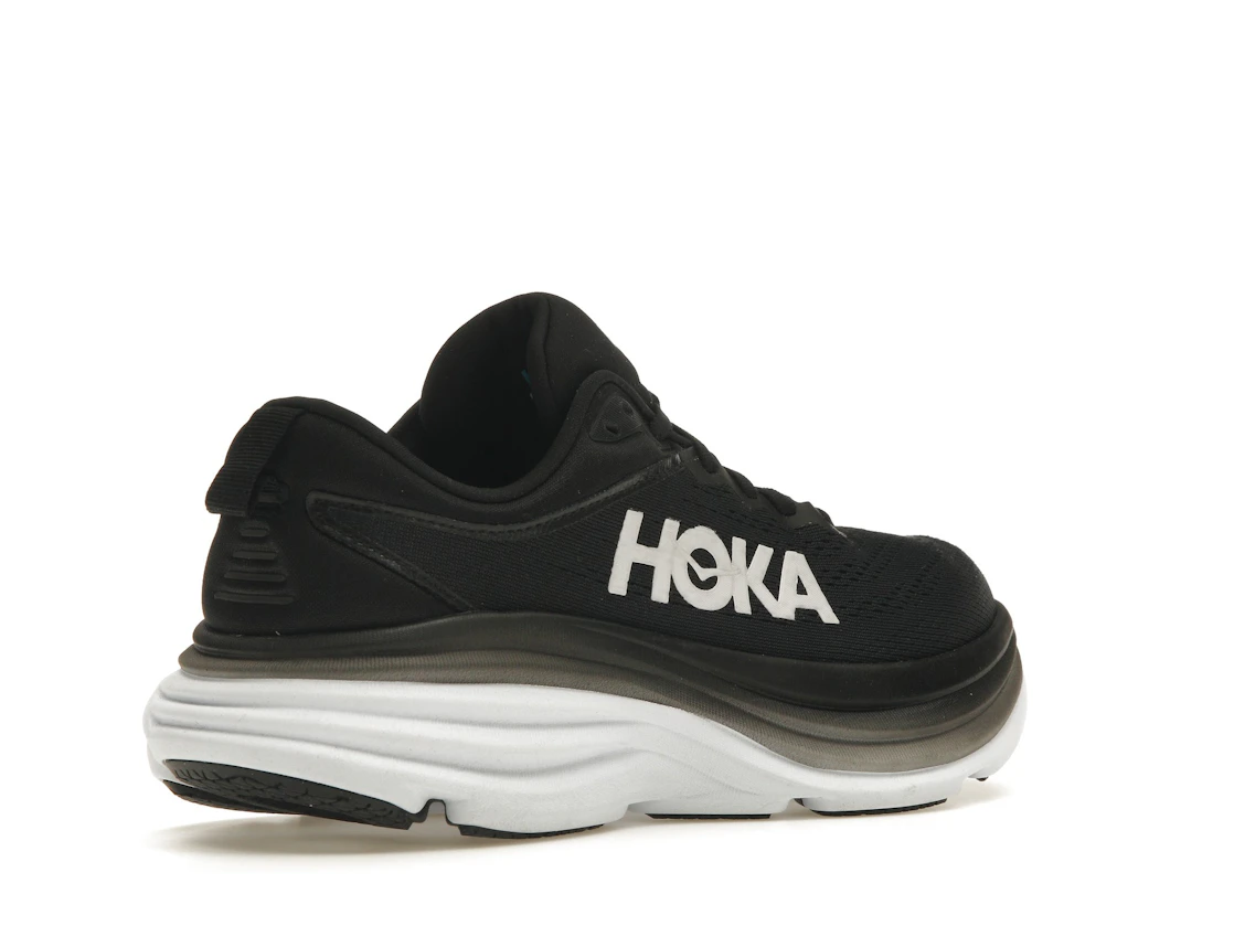 Hoka One One Bondi 8 Black White (Women's)