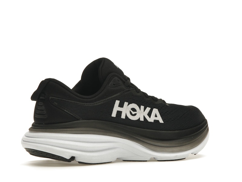 Hoka One One Bondi 8 Black White (Women's)
