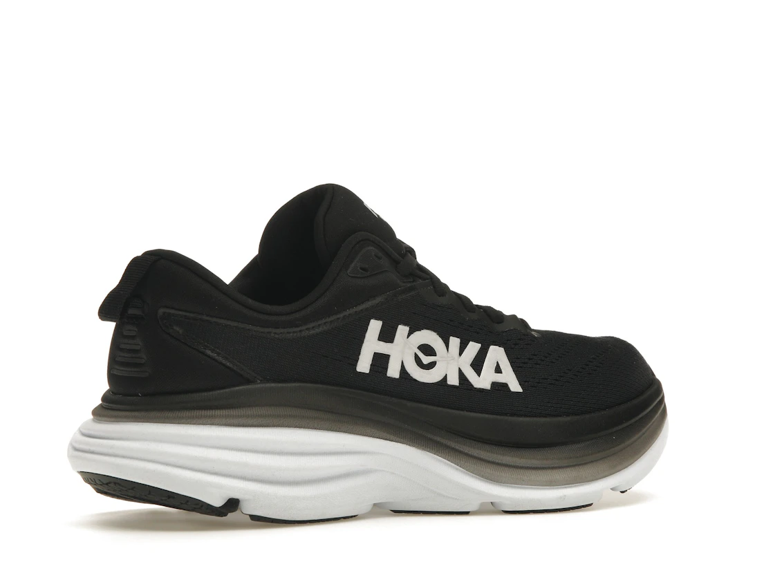 Hoka One One Bondi 8 Black White (Women's)