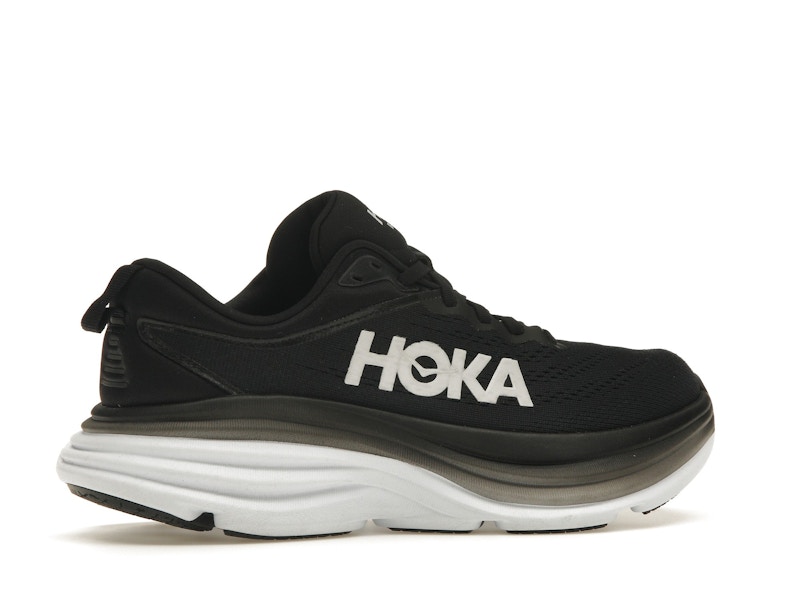 Hoka One One Bondi 8 Black White (Women's)