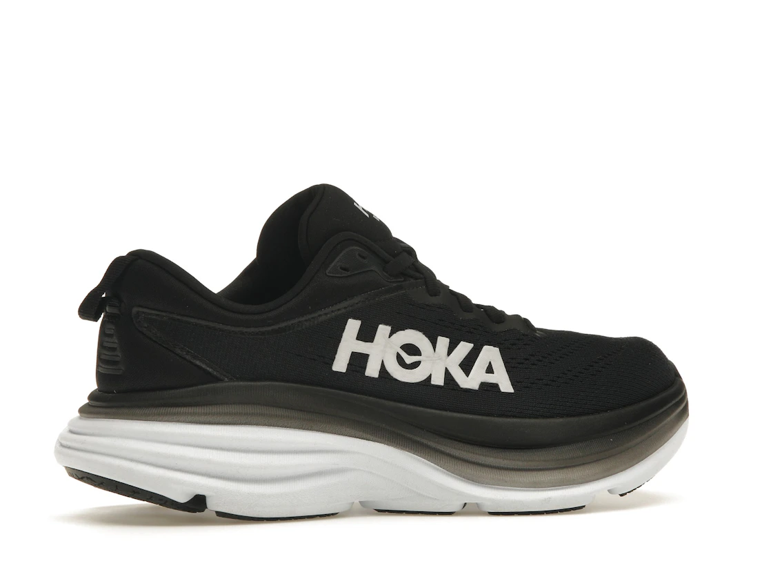 Hoka One One Bondi 8 Black White (Women's)