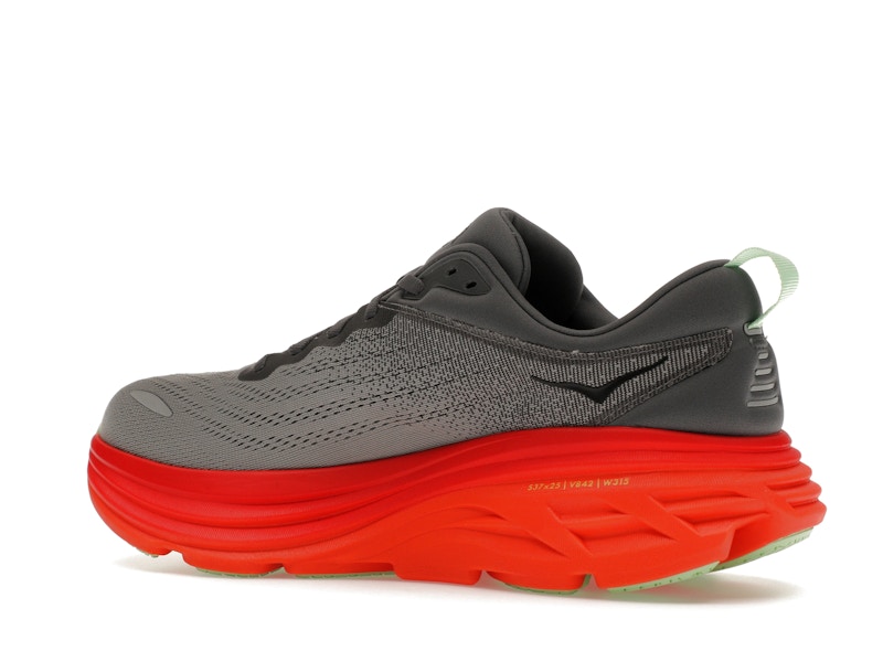 Hoka One One Bondi 8 Castlerock Flame