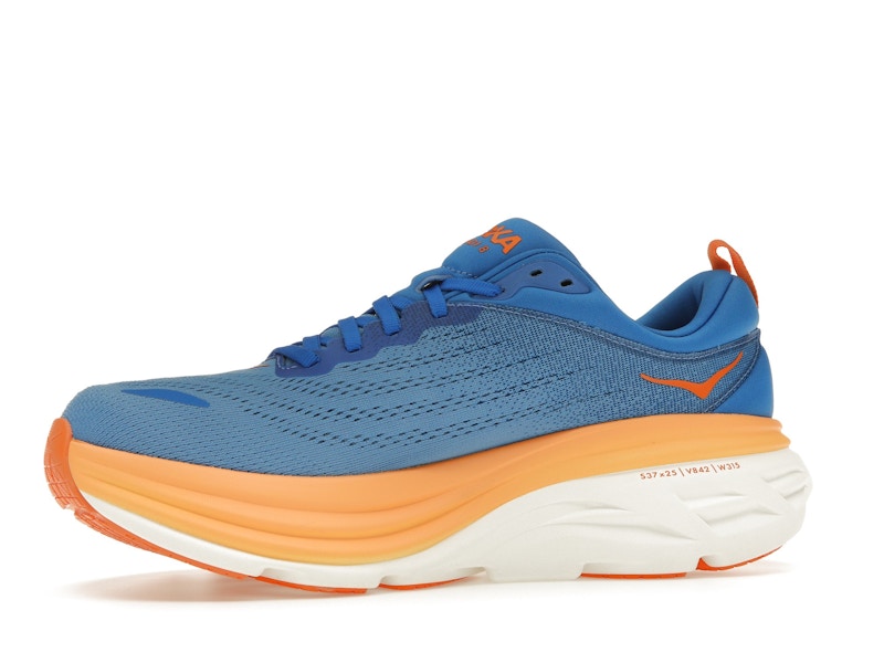Hoka One One Bondi 8 Coastal Sky Vibrant Orange