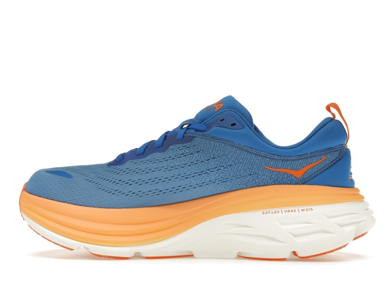 Hoka One One Bondi 8 Coastal Sky Vibrant Orange