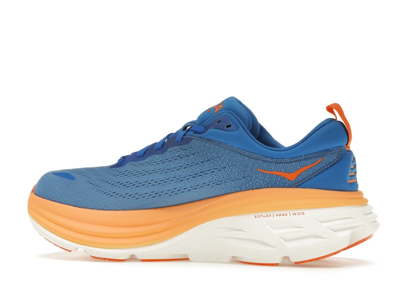 Hoka One One Bondi 8 Coastal Sky Vibrant Orange