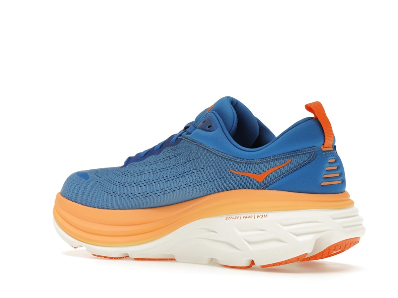Hoka One One Bondi 8 Coastal Sky Vibrant Orange