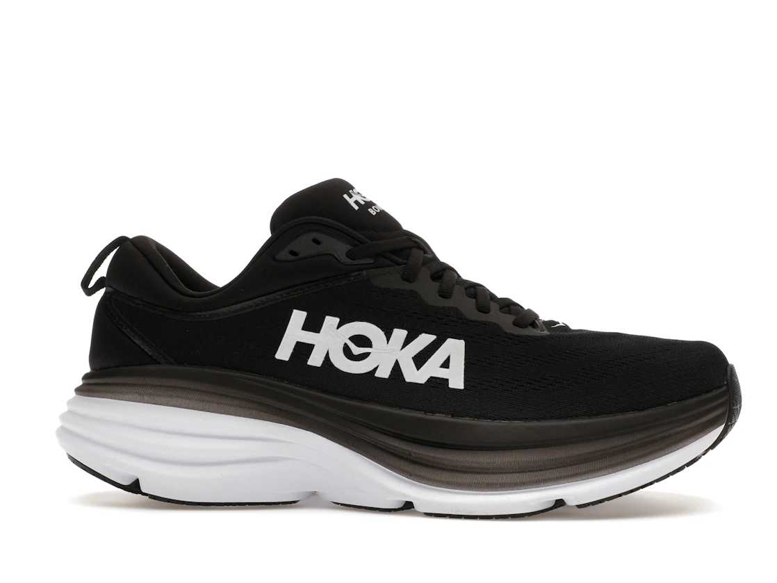 Hoka One One Bondi 8 Black White