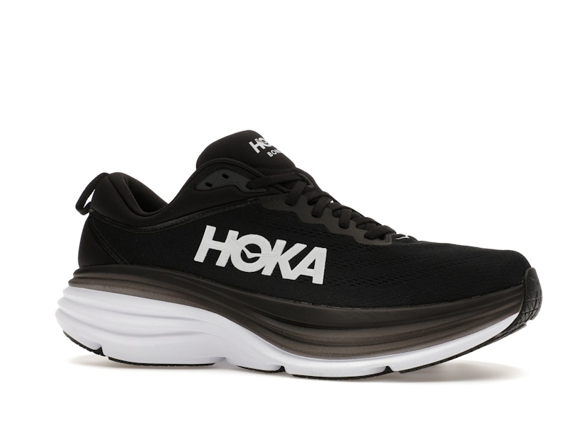 Hoka One One Bondi 8 Black White