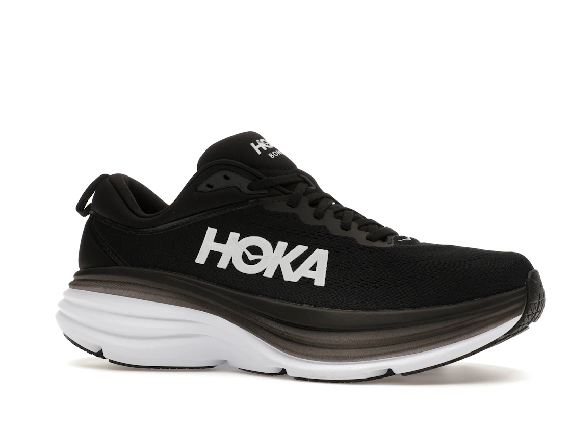 Hoka One One Bondi 8 Black White