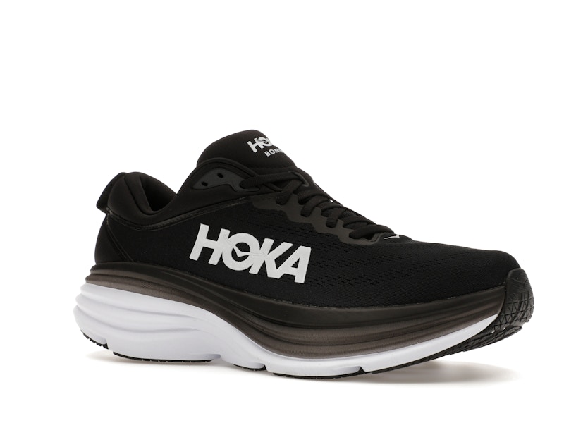 Hoka One One Bondi 8 Black White
