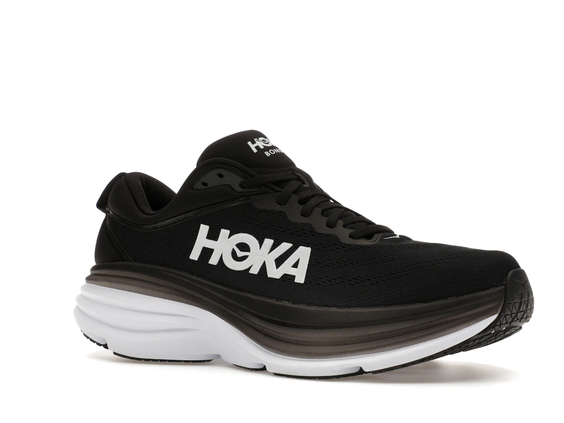 Hoka One One Bondi 8 Black White